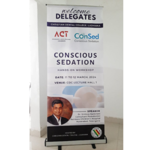 Conscious Sedation Hands-on workshop @ Christian Dental College & Hospital 
By @srinivas Namineni